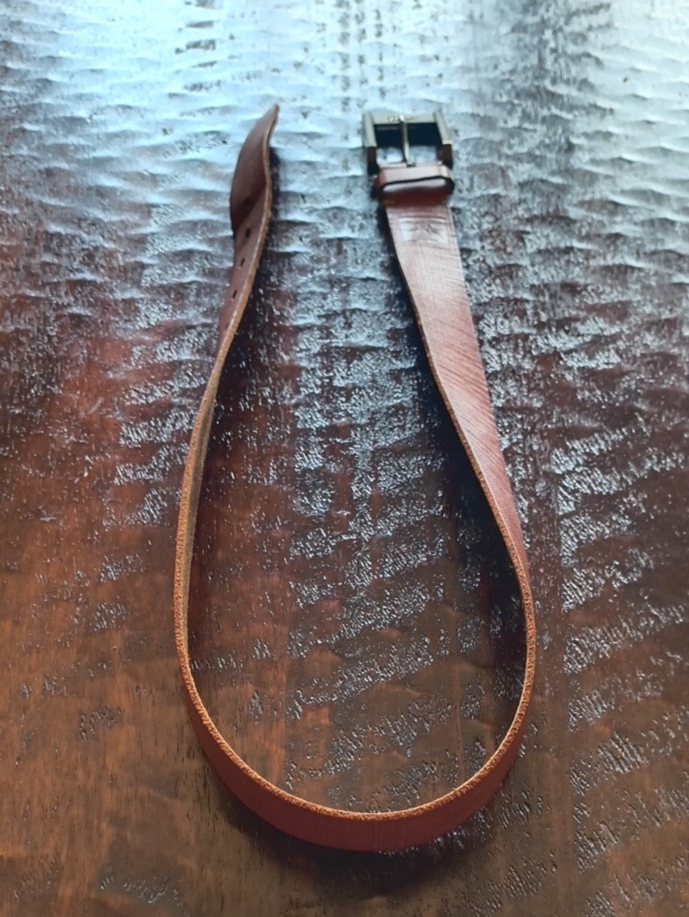 Original Penguin Brown Leather Belt Men's Sz 34